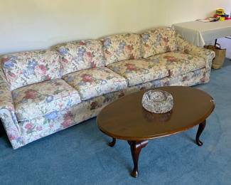 This sale also features a lovely sofa and oval coffee table.