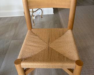 Close up of chair seat.
