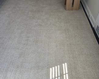$900. Custom wool rug and pad. 10' x 13" Originally $2000