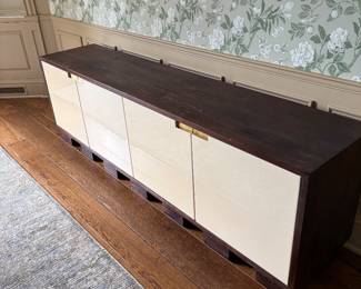 $1,200 CB2 console table. 86"w X 18"d X 27"h. Still available at CB2 for $2,300 plus tax and shipping