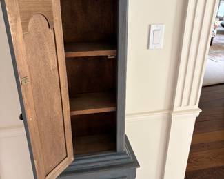 View of the storage shelves.
