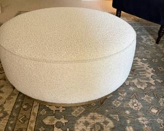 $380 Ottoman coffee table 36" diam. X 13.5"h.