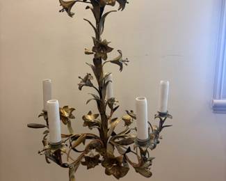 $600. Antique Chandelier 31"drop x 19"w.