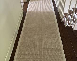 $600. Custom runner. 3' x 15'4". Originally $2000. Some as found pulls on fabric.