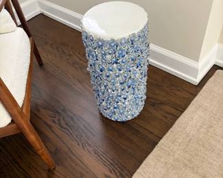$300. Ceramic table. 9.5"w x 20"h.