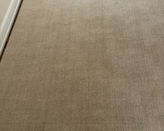 $900. Custom wool rug and pad. 10' x 13" Originally $2000