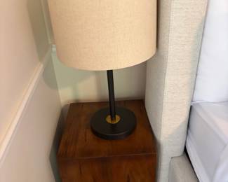 $200. Pair of lamps 23"h x 13" diameter. Originally $350.