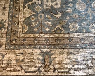 $1,600 Loloi "Heirloom" area rug. Aqua/Stone. 8' X 10'. (orig. $3,200)