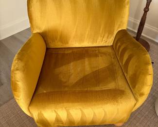 Another photo of the pair of custom chairs.