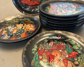 Bradford Exchange porcelain Russian plates