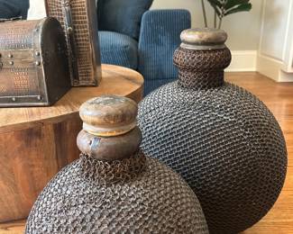 Chainmail water jugs
