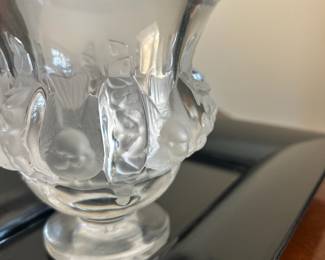Lalique Dampierre vase