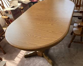 wooden kitchen table and chairs