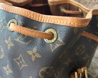 LV backpack detail