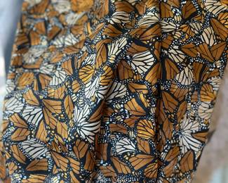 Monarch silk scarf