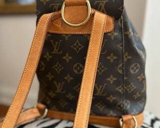 LV backpack detail