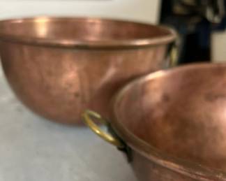 Copper bowls