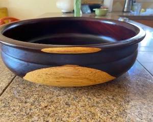 Costa Rican Heartwood wooden salad bowl