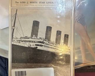 The Sphere: The Greatest Wreck in the World's History - Titanic Postcard Collection