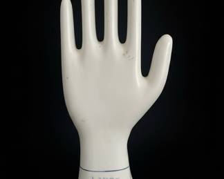 General Porcelain Industrial Glove Mold Display