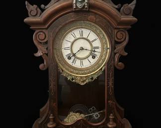 Ansonia "Triumph" Clock with Figural Crest