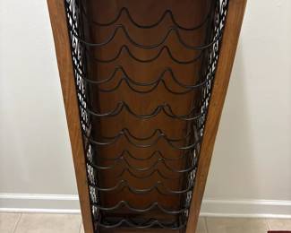 Wood Framed Wine Rack
