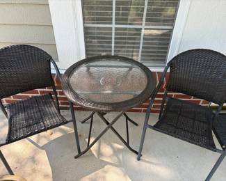 Outdoor Table And 2 Chairs