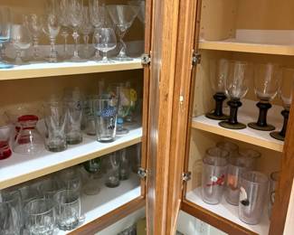 Wine Glasses, Martini And Other Glassware