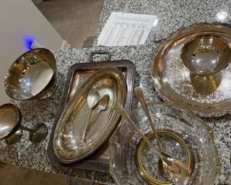 Silverplate Serving Dishes