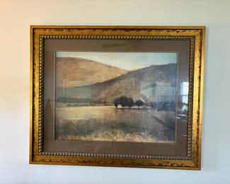 Print Of Hills And Trees