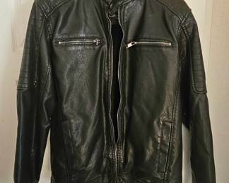 Leather jackets.