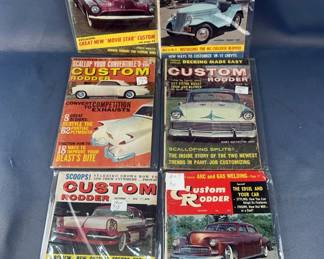 Custom Rodder 1950's And 1960's Magazines, Approx Qty 41