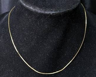 Women's 14K Gold Necklace, 2g