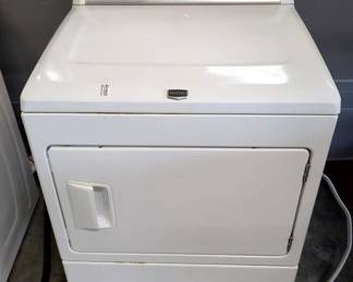 Maytag Bravos Intellidry Front Load Dryer Model MGDX500XWO, Powers On, 43" x 27" x 26.5"