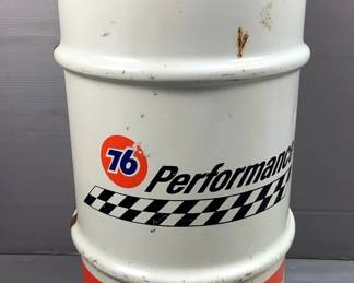 Union 76 Performance Oil Barrel, 26.6" x 14.5"