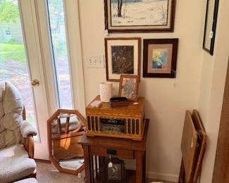 Record Player, Mission Style End Table