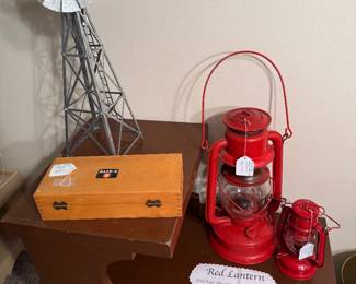 Farm Toy and Old Red Lanterns
