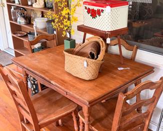 Table and 4 Chairs