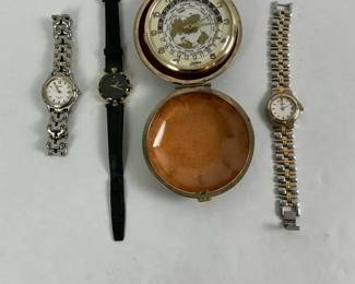 Seiko Ladies Watches Linden World Time Clock and Fashion Watch