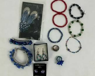 Fashion Jewelry Bracelets Earrings Ring and Hair Accessories
