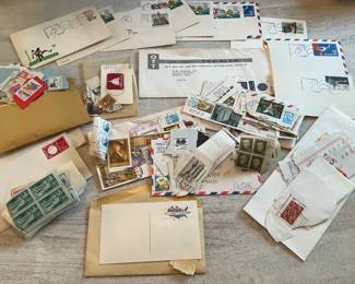 Worldwide Stamps First Day Covers Plate Blocks and Postal History