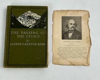 The Passing of the Storm by Alfred Castner King Hardcover Book