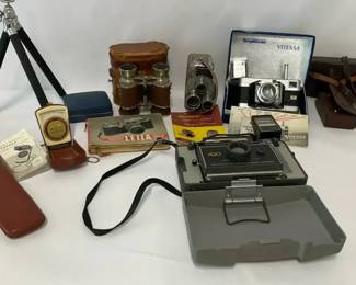 Vintage Cameras Photography Accessories and Tripod