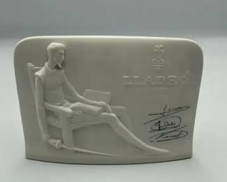 Lladro 1987 Collectors Society Porcelain Plaque