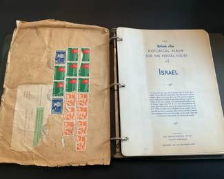 White Ace Historical Album Israel Postal Issues Stamp Collection