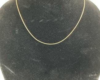 Tiffany Co Elsa Peretti 18K Gold Chain Necklace