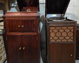 Edison Phonographs Victrolas