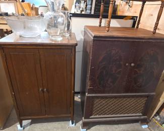 Vintage Wood Cabinets