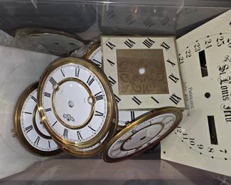 Clock Faces and Parts