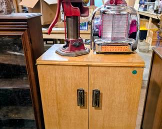Water Pump Lamps, Crosley Tabletop Juke Box